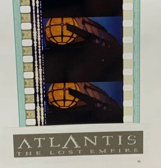 Disney Animation Film 5 - Cell Strip Atlantis: The Lost Empire Submarine Ulysses