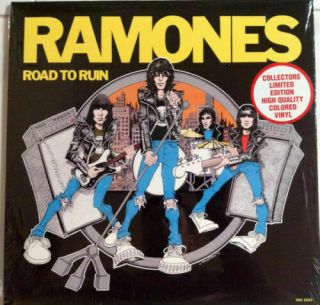 The Ramones Road to Ruin (1978) LP Ltd.  Ed.  Red Vinyl Punk FAST 2