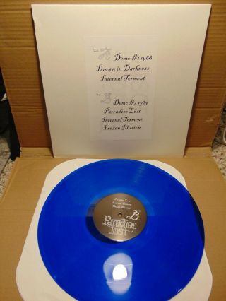 Paradise Lost - 1988 and 1989 demo LP BLUE VINYL LIMITED TO 100 2