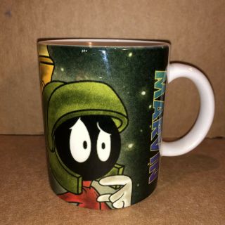 1996 Marvin The Martian Looney Tunes Warner Bros Studio Store Coffee Mug Tea Cup