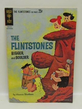 1962 The Flintstones Bigger And Boulder 1 Gold Key Comics