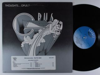 Opus 7 Thoughts Source Lp Vg,  Promo