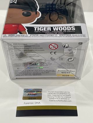 Rare Tiger Woods Pop Funko Golf Signed