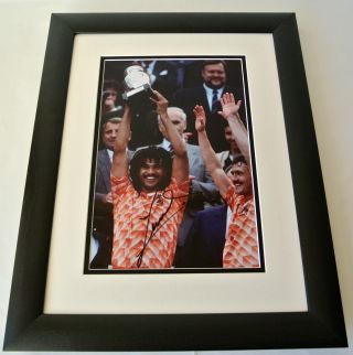 Ruud Gullit Signed Framed Photo Autograph 16x12 Huge Display Holland Proof