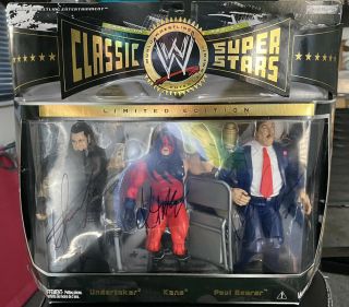 The Undertaker,  Kane & Bearer Limited Edition Signed Classic Figure,  Wrestling