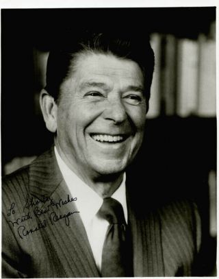Ronald Reagan - Inscribed Photograph Signed