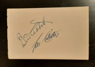 Abbott & Costello - Bud Abbott And Lou Costello Hand Signed Album Page