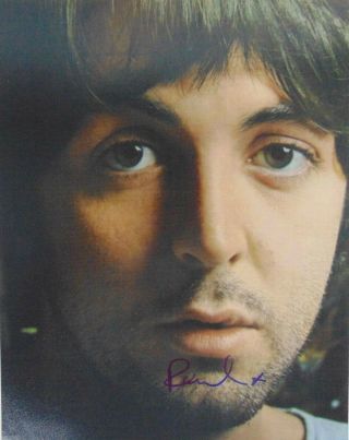 The Beatles / Paul Mccartney / Hand - Signed Autograph / Todd Mueller /coa