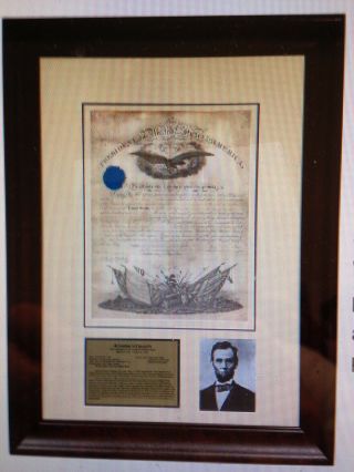 President Abraham Lincoln Signed Autographed 1863 Appointment Document PSA/DNA 2