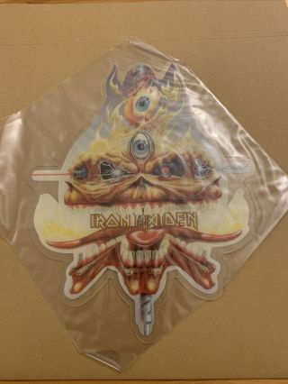 Iron Maiden - The Clairvoyant - Rare Uk Shaped Picture Disc (vinyl Record)