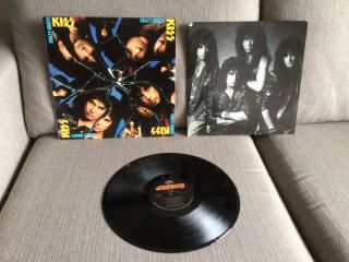 Kiss Crazy Nights 1987 Lp 422 832 626 1 Q 1 Usa Mercury Signed By Band Rock