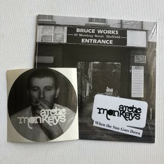 Arctic Monkeys - When The Sun Goes Down 2006 Vinyl 7 " Record,  Sticker
