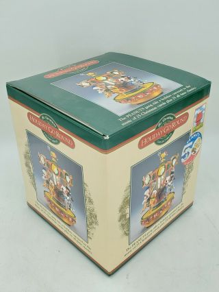 Mr.  Christmas Peanuts Gang Snoopy Holiday Carousel Merry Go Round Music Box 2