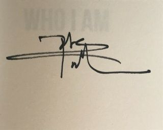 Hand Signed Book PETE TOWNSHEND Who I Am THE WHO - Beatles Sinatra Presley, 2
