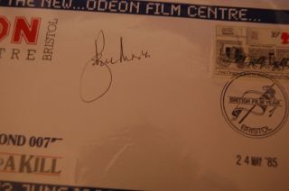 Roger Moore James Bond Signed A View To A Kill First Day Cover