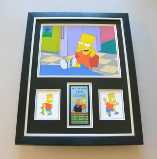 Nancy Cartwright Signed Framed 16x12 Bart Simpson Voice Photo Autograph Display
