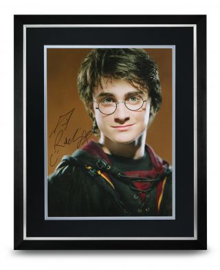 Daniel Radcliffe Signed Photo Large Framed Harry Potter Display Autograph