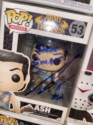 Bruce Campbell Signed Army Of Darkness Ash Funko
