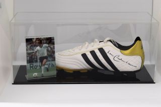 Franz Beckenbauer Signed Autograph Football Boot Display Case Germany