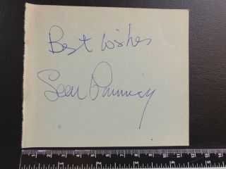 Sean Connery Signed James Bond 007 Album Page Autograph Rare Vintage Signature