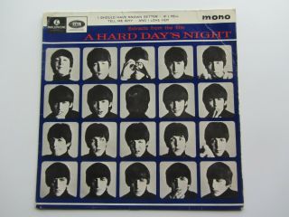 The Beatles 1964 U.  K.  Ep A Hard Days Night Parlophone Gep 8920 Ejd Sleeve