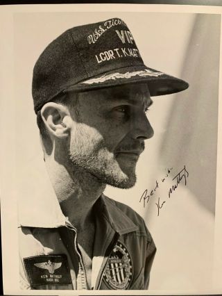 Ken Mattingly NASA Astronaut Hand - Signed 8x10 Photo Apollo 13,  16 3