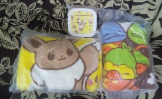 Pokemon 2 Blanket And A Container Set Misdo X Pokemon