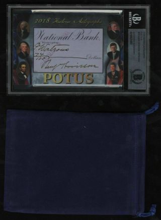 Benjamin Harrison 2018 Historic Autographs Potus Cut Autograph 23rd President