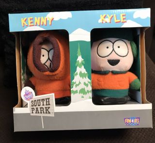 Comedy Central South Park 6” Plush Kenny And Kyle Nib Vintage Fun 4 All
