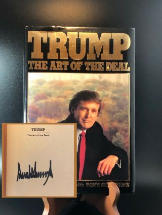 Trump: The Art Of The Deal (1987) Donald J.  Trump Autograph