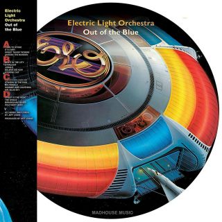 Elo Lp X 2 Out Of The Blue Dbl Vinyl Picture Discs 2017 Electric Light,  Mp3s