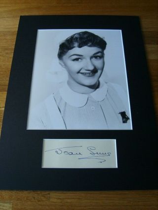 Joan Sims Carry On Signed Authentic Autograph - Uacc / Aftal