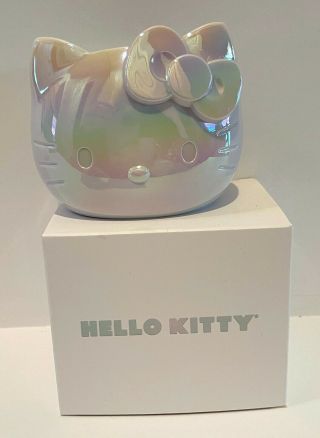Brand Sanrio Hello Kitty White Pearl Iridescent Desk Cup Trinket Dish