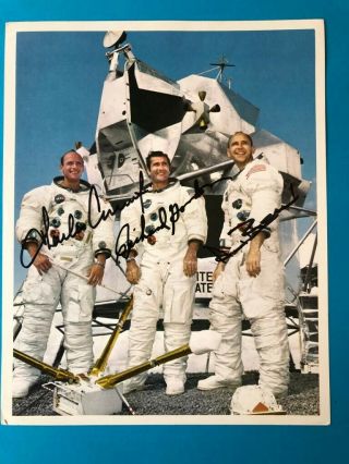 Autographs Of Apollo 12 | Bean,  Conrad And Gordon | Hand - Signed Nasa