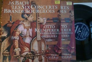 Klemperer / Bach The 6 Brandenburg Concertos / Columbia Cca 910 - 1