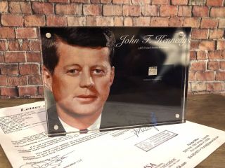 John F.  Kennedy Jfk Signed Handwritten Word Jsa Loa Authentic History Gift