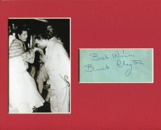 Buck Clayton Jazz Rare Signed Autograph Photo Display With Billie Holiday