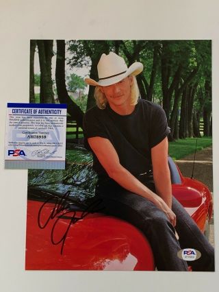 Alan Jackson Country Music Signed Autograph 8 X 10 Photo Psa Dna J2f1c