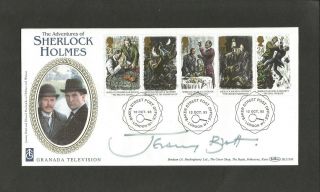 Hand Signed Jeremy Brett - Fdc - Sherlock Holmes Limited Edition 4426,  My