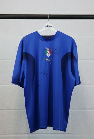 Italy Signed (x3) Shirt Autograph Jersey World Cup Memorabilia