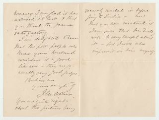John Collier (1850 - 1934),  English Painter,  Pre - Raphaelite Style,  1893 Letter