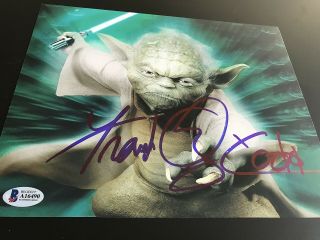 Frank Oz Signed Autograph 8x10 Photo Star Wars Yoda Lucas Rare Beckett Bas E