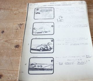 Popeye Model Sheets Storyboards Set Sketches Drawing 2