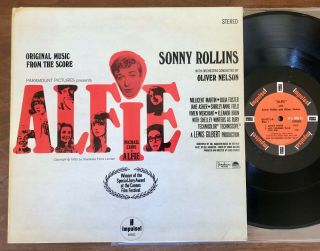 Sonny Rollins - Alfie Ost Lp - As 9111 - Stereo - Impulse - Van Gelder - 66 - Hard