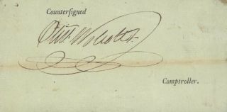 Oliver Wolcott Jr.  - Signature (s)