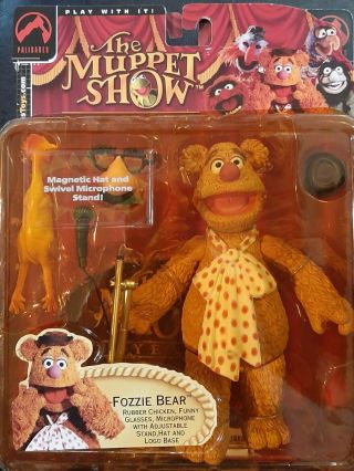 The Muppet Show 25 Year Fozzie Bear Figure.  Palisades Toys.