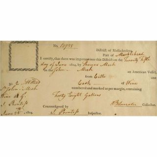 Continental Army Major General Benjamin Lincoln Document Signed 3
