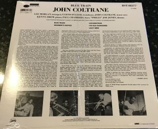 Blue Train by John Coltrane Blue Note Records LP 1993 2