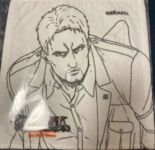 Attack On Titan Mappa Showcase Reiner Hand Towel Japan Anime 30 × 30 Cm