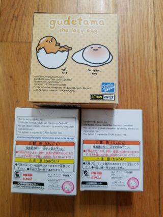 Gudetama is in Great Danger,  World Gourmet Tour & The Lazy Egg Blind Boxes Rare 2